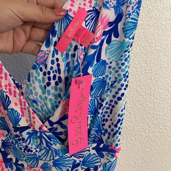 NWT- Lilly Pulitzer-SLOANE Maxi Dress- Resort white-Sway with me - Picture 7 of 10